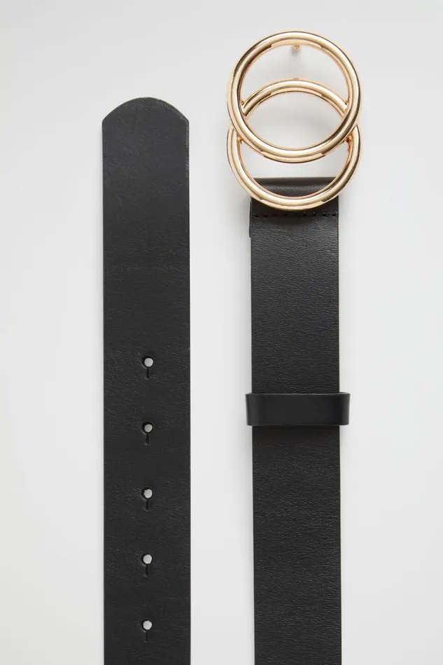 Seed Heritage Belts Double Ring Belt Black 8211 Woman