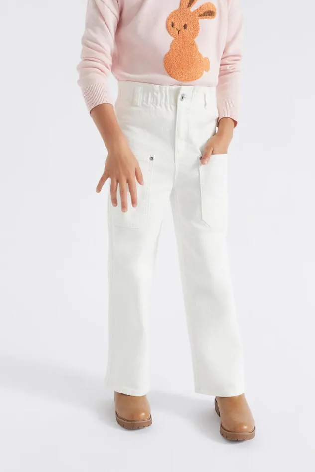 Seed Heritage Denim and Jeans Cargo Jean Canvas Wash 8211 Girl