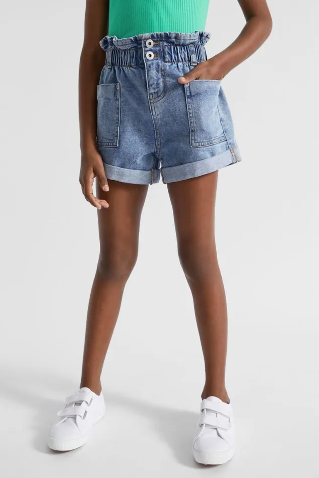 Seed Heritage Denim and Jeans Core Denim Short Clean Blue Wash 8211 Girl