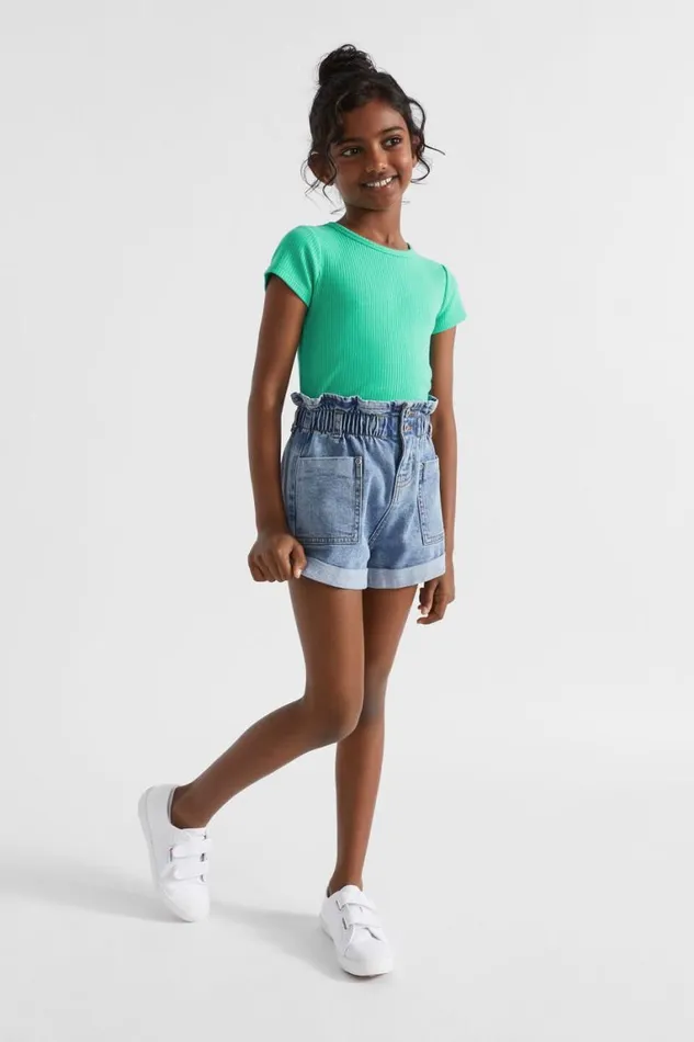Seed Heritage Denim and Jeans Core Denim Short Clean Blue Wash 8211 Girl