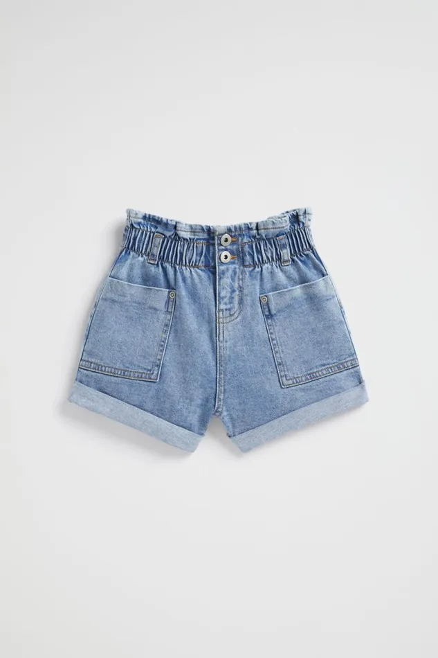 Seed Heritage Denim and Jeans Core Denim Short Clean Blue Wash 8211 Girl