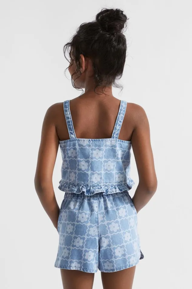 Seed Heritage Denim and Jeans Daisy Check Cami Clean Blue Wash 8211 Girl