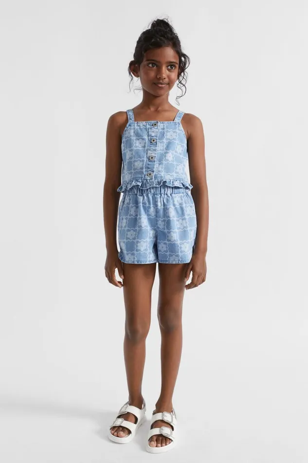 Seed Heritage Denim and Jeans Daisy Check Cami Clean Blue Wash 8211 Girl