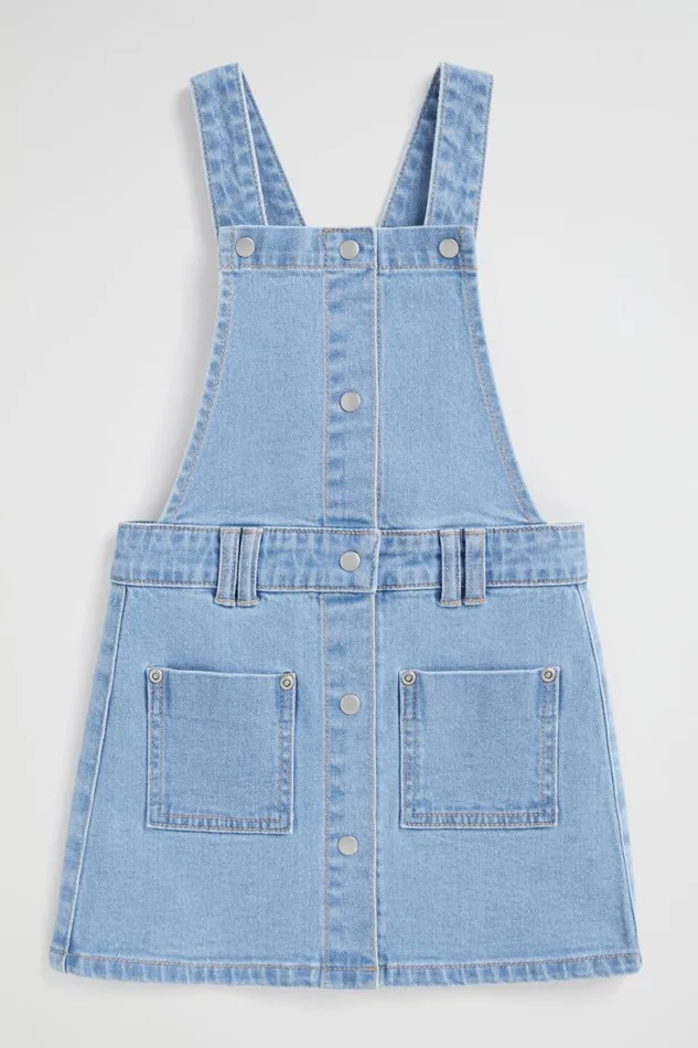 Seed Heritage Denim and Jeans Denim Pinafore Original Indigo 8211 Girl