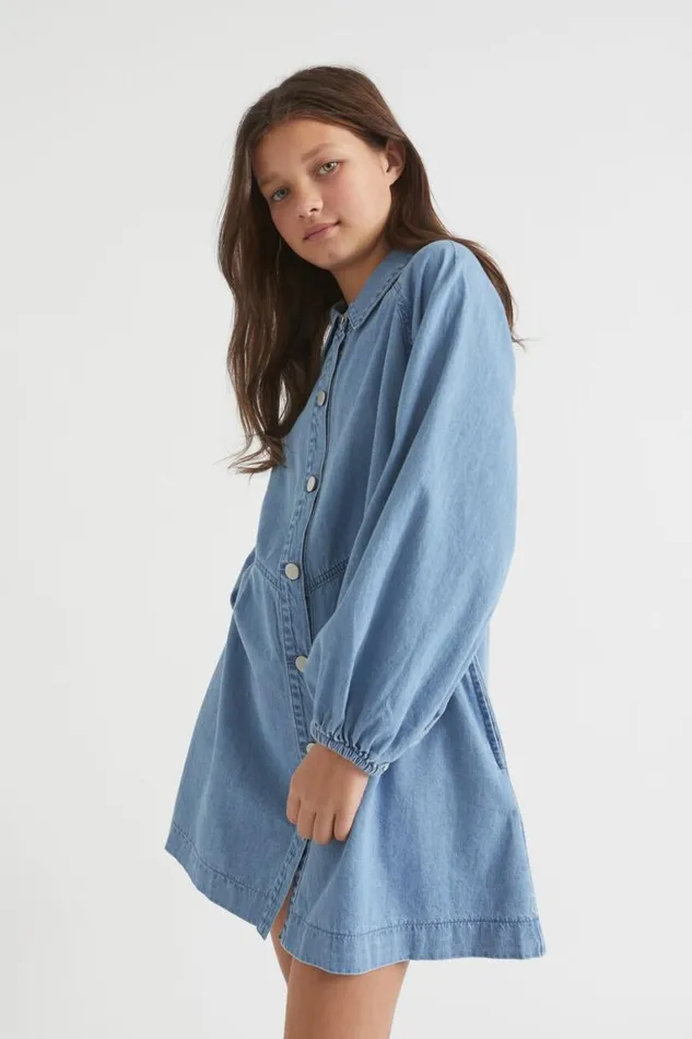 Seed Heritage Denim and Jeans Denim Shirt Dress 8211 Teen Girl