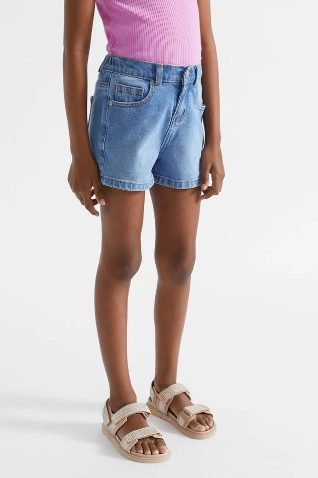 Seed Heritage Denim and Jeans Denim Short Bright Blue Wash 8211 Girl