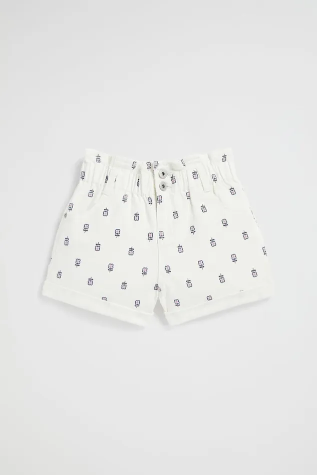 Seed Heritage Denim and Jeans Floral Denim Short Canvas Wash 8211 Girl