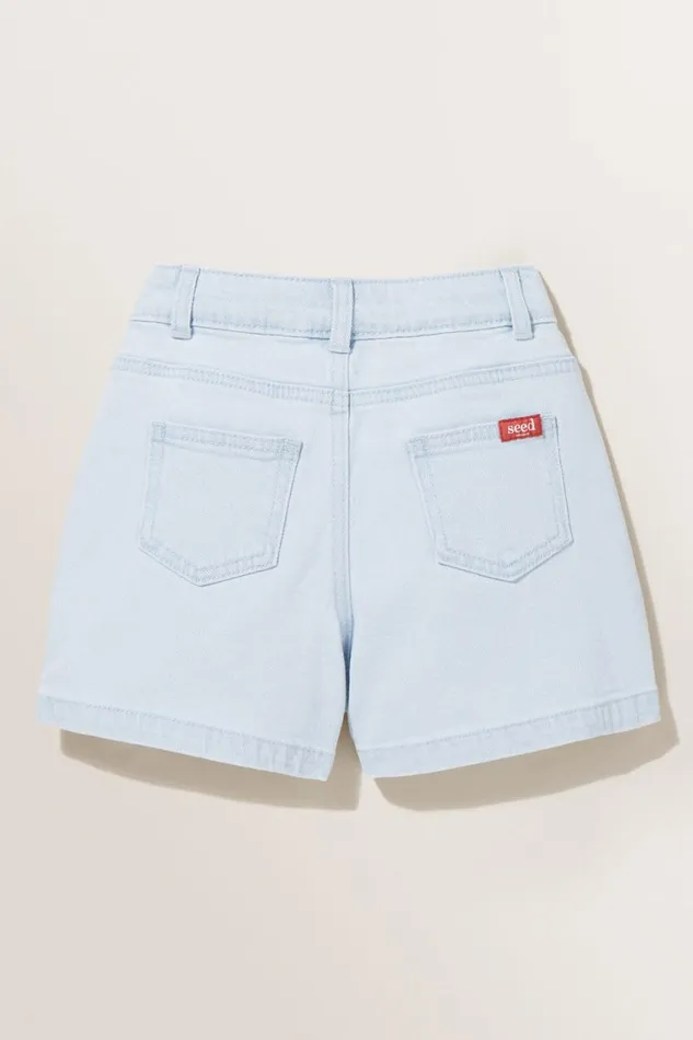 Seed Heritage Denim and Jeans High Rise Denim Short Sun Bleach 8211 Girl