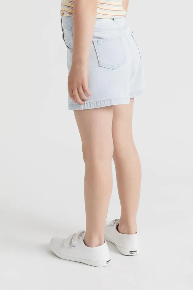 Seed Heritage Denim and Jeans High Rise Denim Short Sun Bleach 8211 Girl