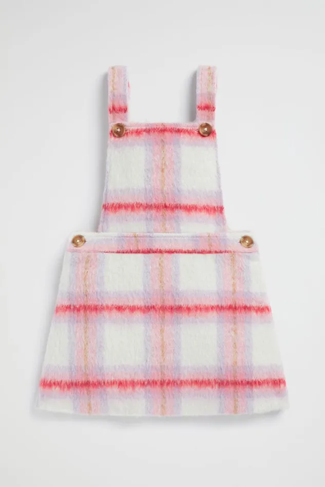 Seed Heritage Dresses Check Pinafore Camelia 8211 Girl