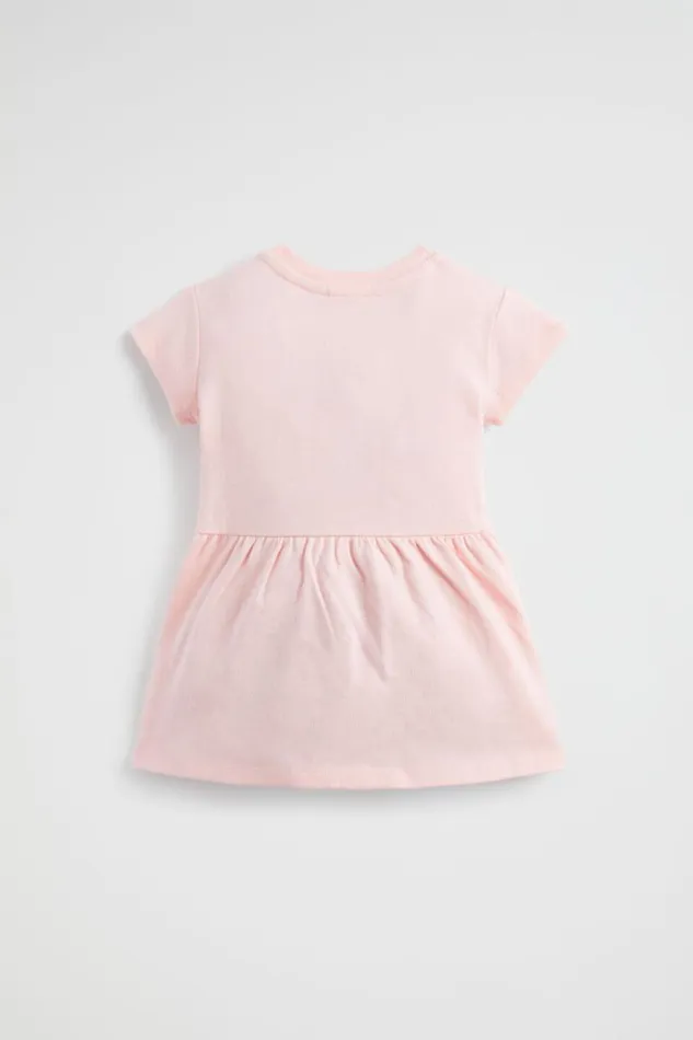 Seed Heritage Dresses Core Logo Dress Dusty Rose 8211 Baby
