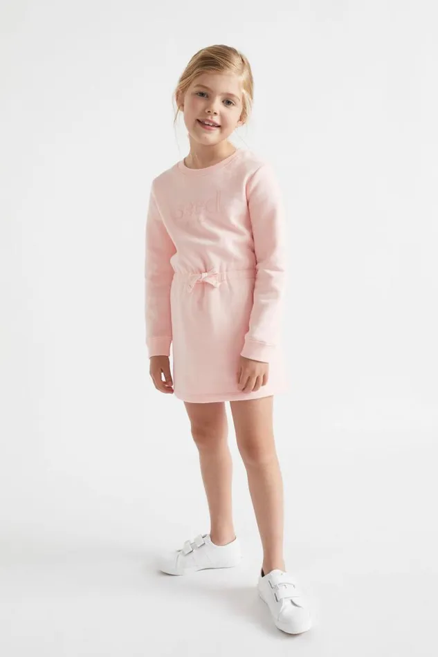 Seed Heritage Dresses Core Logo Dress Dusty Rose 8211 Girl