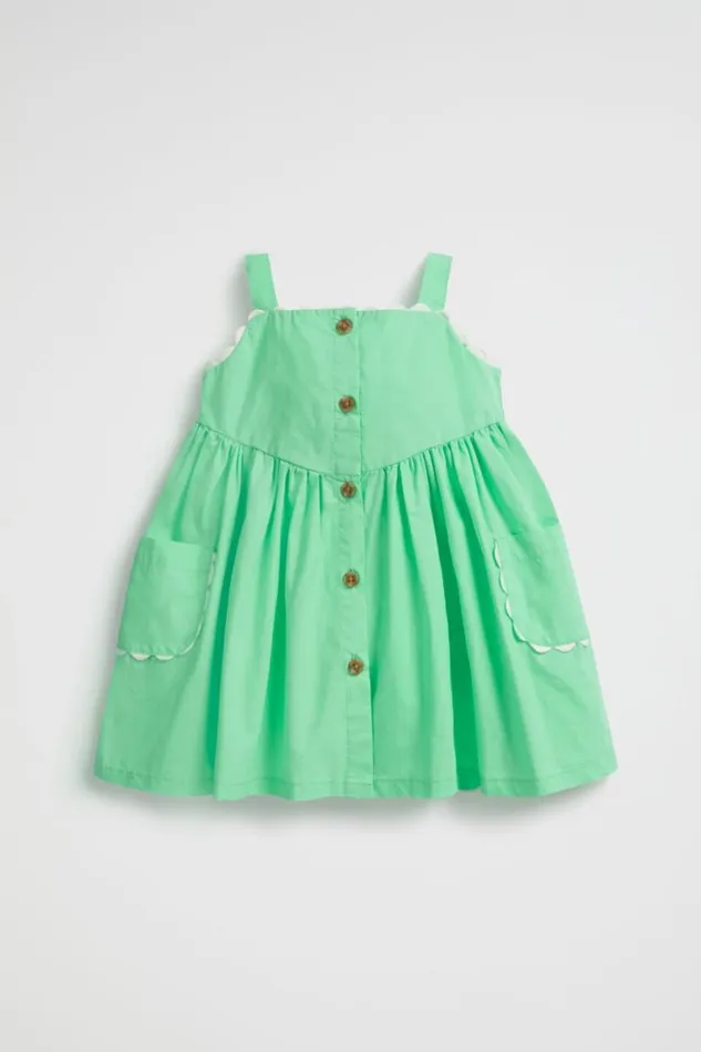 Seed Heritage Dresses Ricrac Trim Dress Pine Lime 8211 Baby