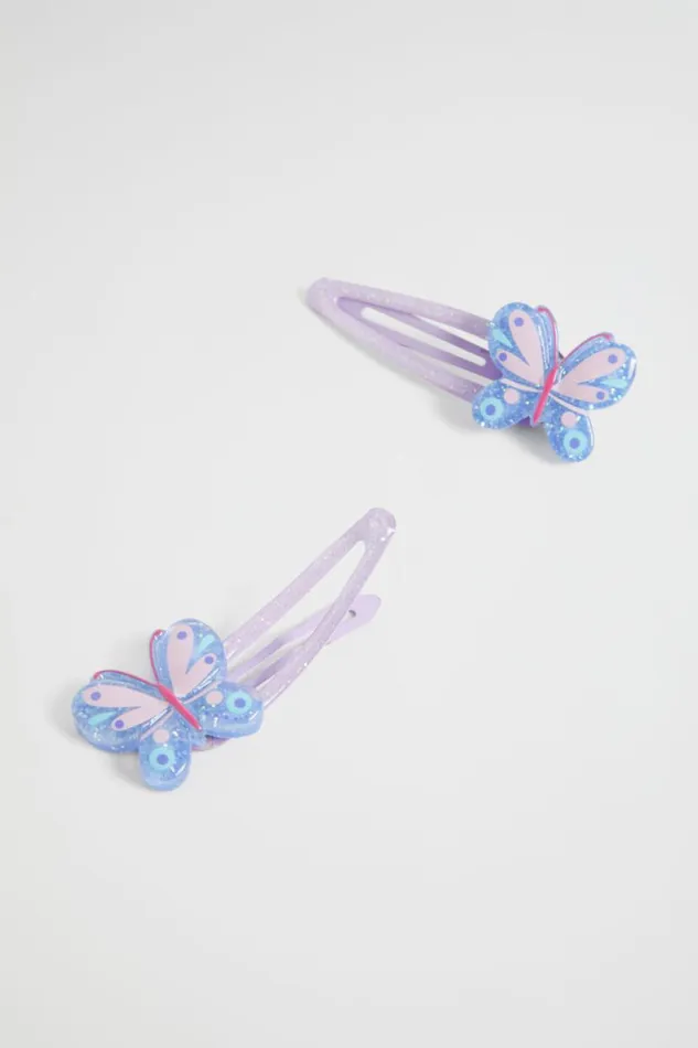 Seed Heritage Hair Accessories Acrylic Butterfly Snaps Multi 8211 Girl