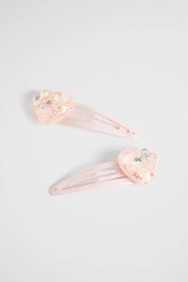 Seed Heritage Hair Accessories Acrylic Glitter Heart Snaps Dusty Rose 8211 Girl Seed Heritage Hair Accessories Acrylic Glitter Heart Snaps Dusty Rose 8211 Girl