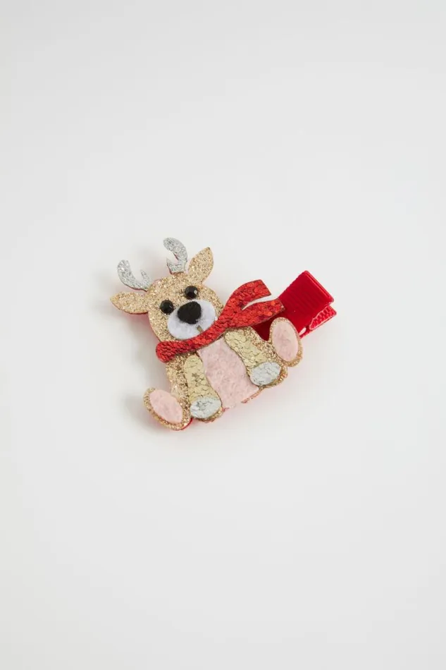 Seed Heritage Hair Accessories Christmas Teddy Duck Clip Multi 8211 Girl