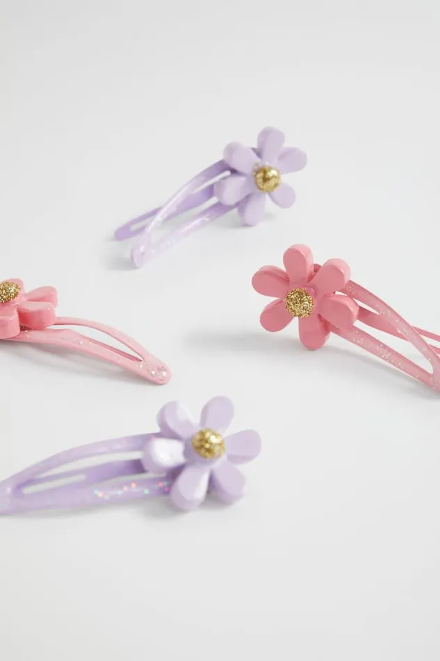 Seed Heritage Hair Accessories Daisy Glitter Snap Pack Multi 8211 Girl