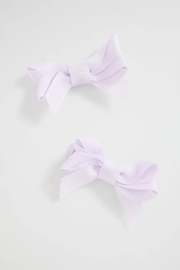 Seed Heritage Hair Accessories Double Bow Clips Orchid 8211 Girl