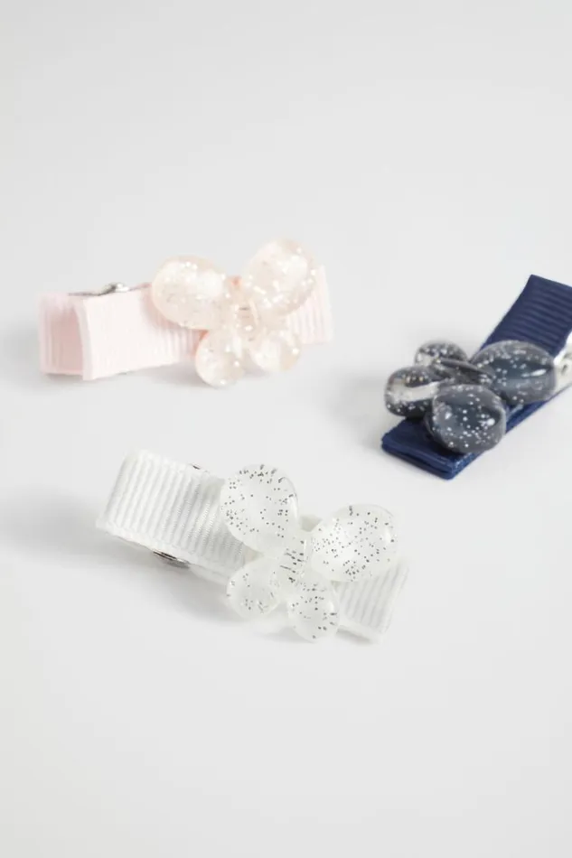 Seed Heritage Hair Accessories Glitter Butterfly Duck Clip Pack Multi 8211 Girl