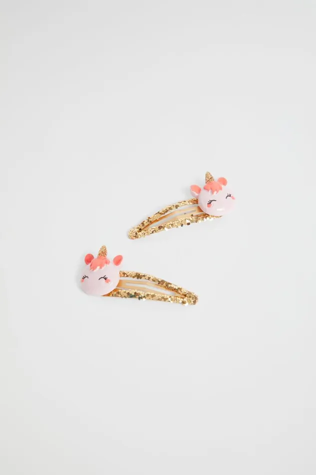 Seed Heritage Hair Accessories Glitter Caticorn Snaps Multi 8211 Girl