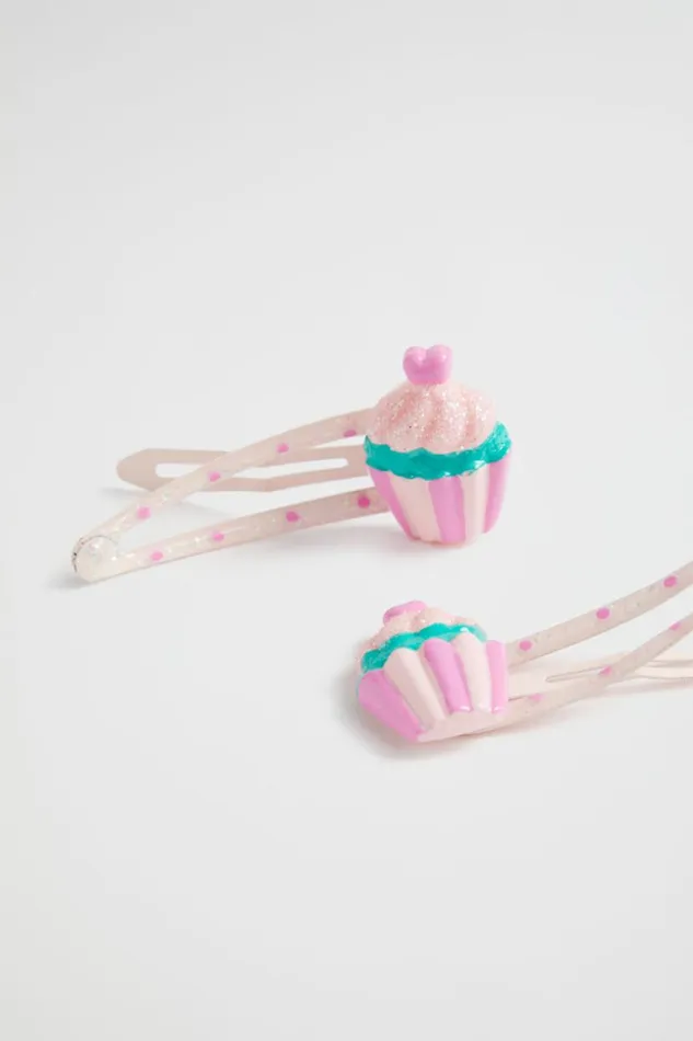 Seed Heritage Hair Accessories Glitter Cupcake Snaps Multi 8211 Girl