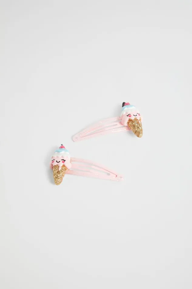 Seed Heritage Hair Accessories Glitter Ice Cream Snaps Multi 8211 Girl
