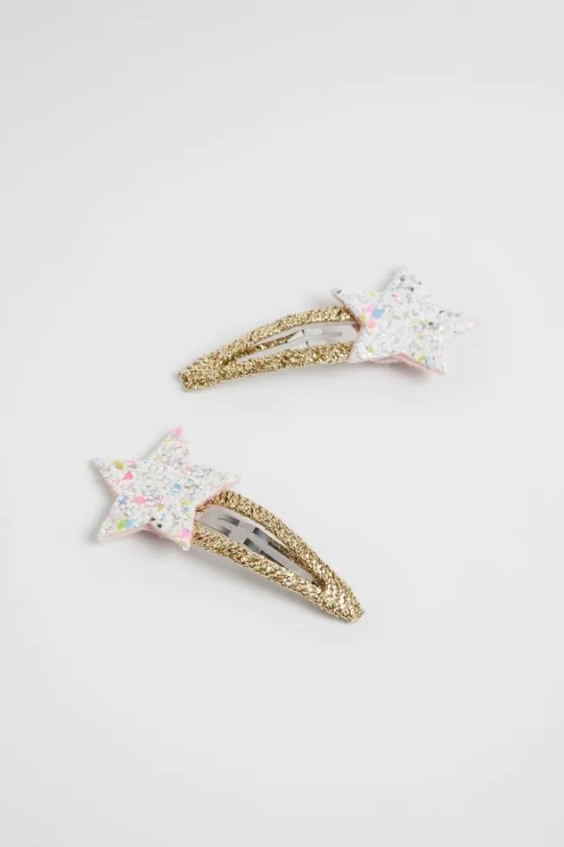 Seed Heritage Hair Accessories Glitter Star Snaps Multi 8211 Girl