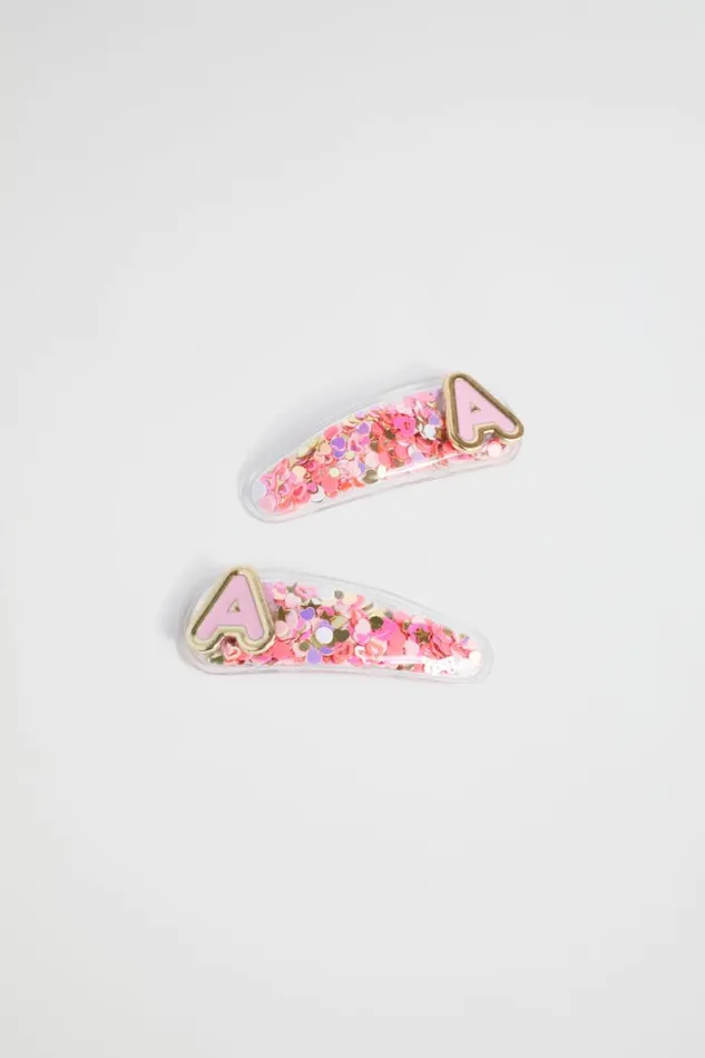 Seed Heritage Hair Accessories Initial Confetti Snaps A 8211 Girl