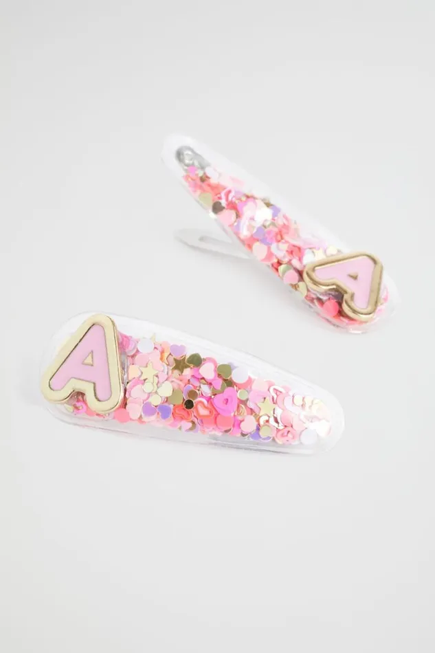 Seed Heritage Hair Accessories Initial Confetti Snaps A 8211 Girl