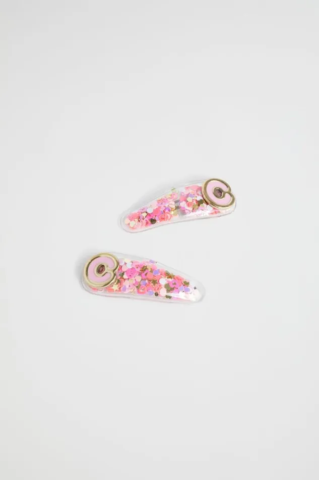 Seed Heritage Hair Accessories Initial Confetti Snaps C 8211 Girl