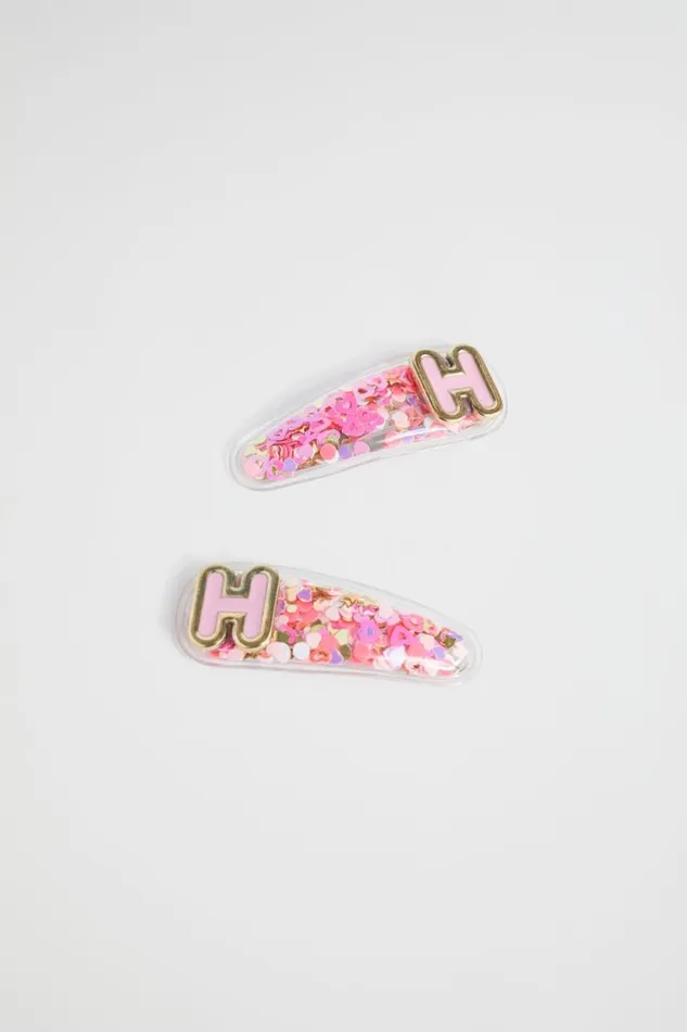 Seed Heritage Hair Accessories Initial Confetti Snaps H 8211 Girl