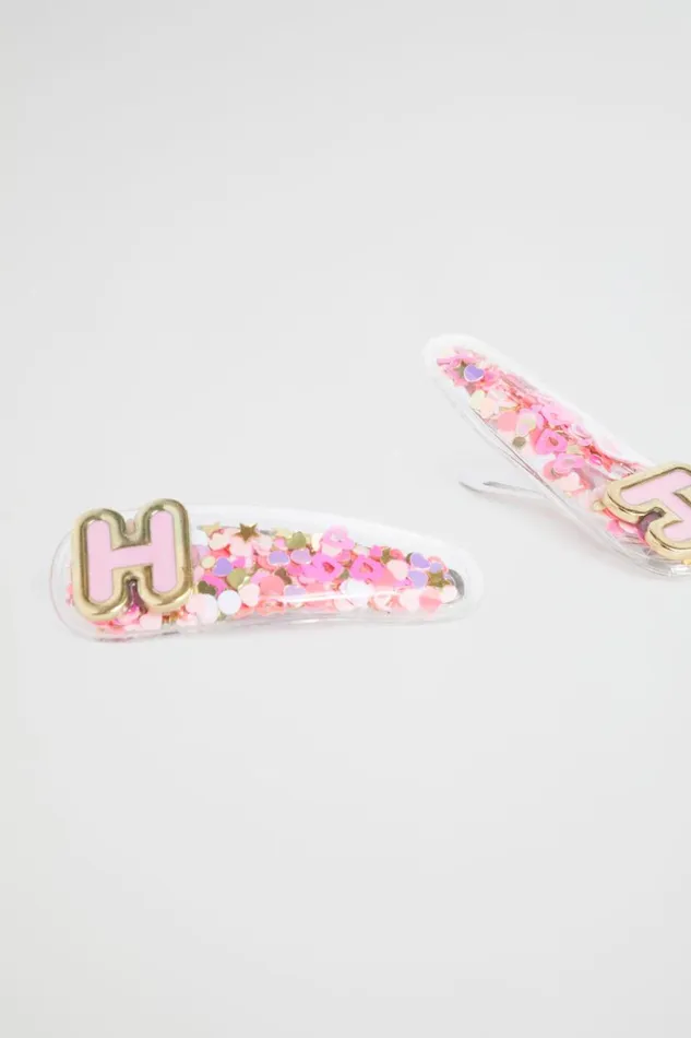 Seed Heritage Hair Accessories Initial Confetti Snaps H 8211 Girl
