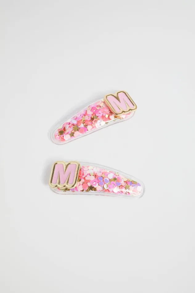 Seed Heritage Hair Accessories Initial Confetti Snaps M 8211 Girl
