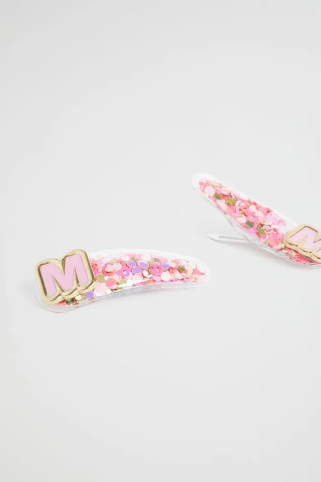 Seed Heritage Hair Accessories Initial Confetti Snaps M 8211 Girl
