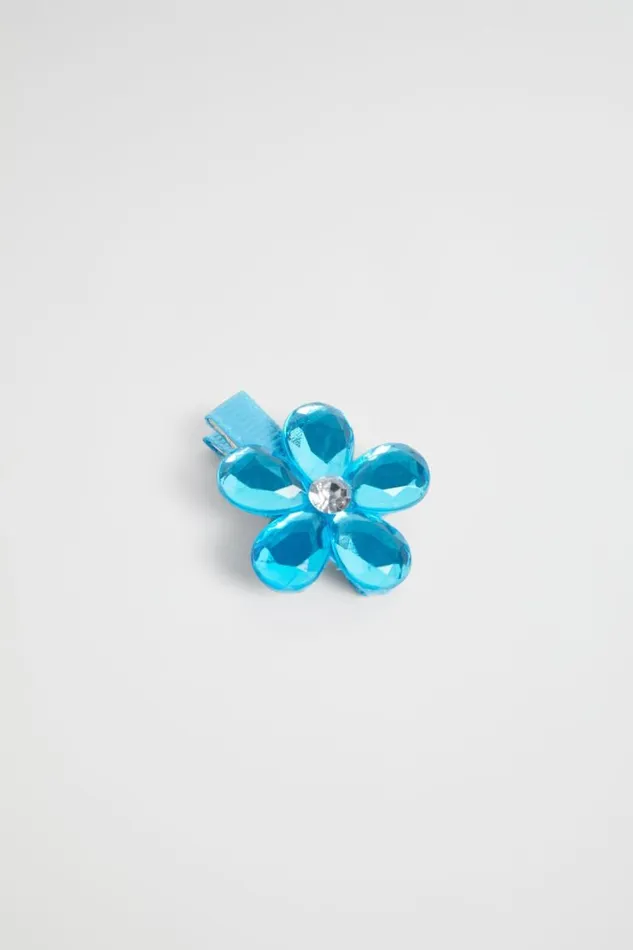 Seed Heritage Hair Accessories Jewel Flower Duck Clip Ocean Blue 8211 Girl