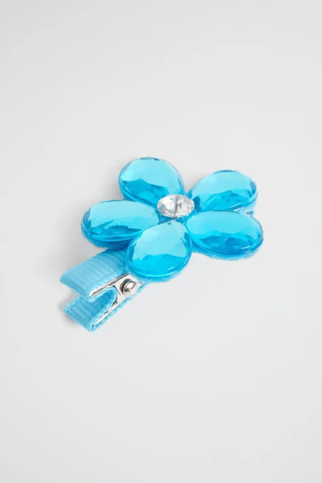 Seed Heritage Hair Accessories Jewel Flower Duck Clip Ocean Blue 8211 Girl