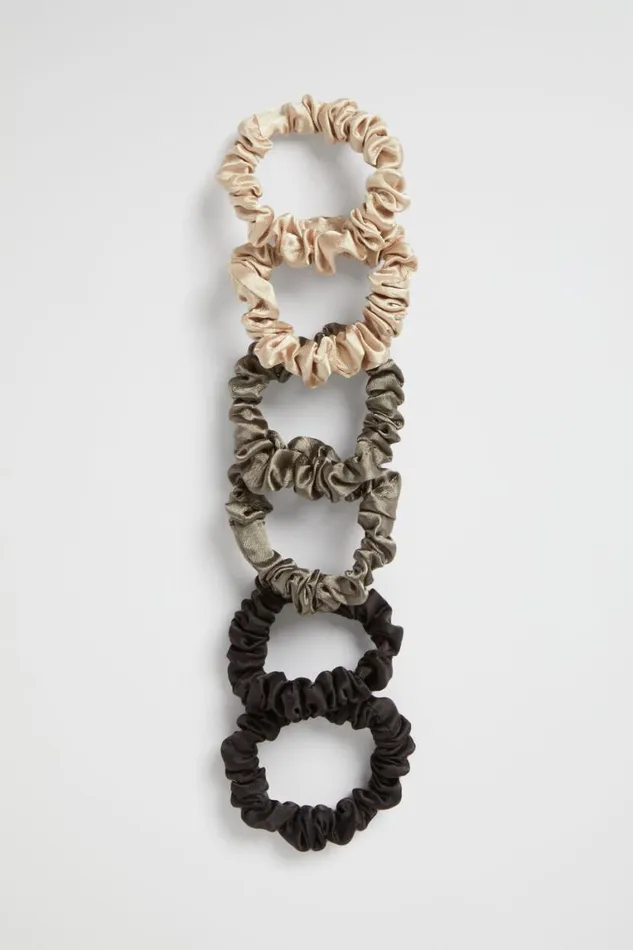 Seed Heritage Hair Accessories Mini Scrunchie Smokey Olive 8211 Woman