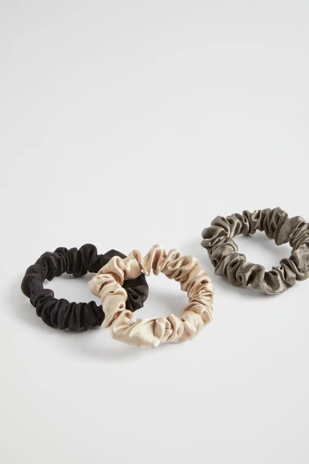Seed Heritage Hair Accessories Mini Scrunchie Smokey Olive 8211 Woman