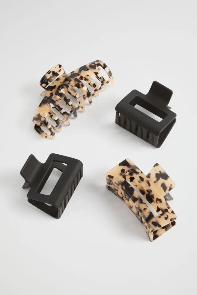 Seed Heritage Hair Accessories Quad Hair Claw Pack Milky Tort 8211 Woman