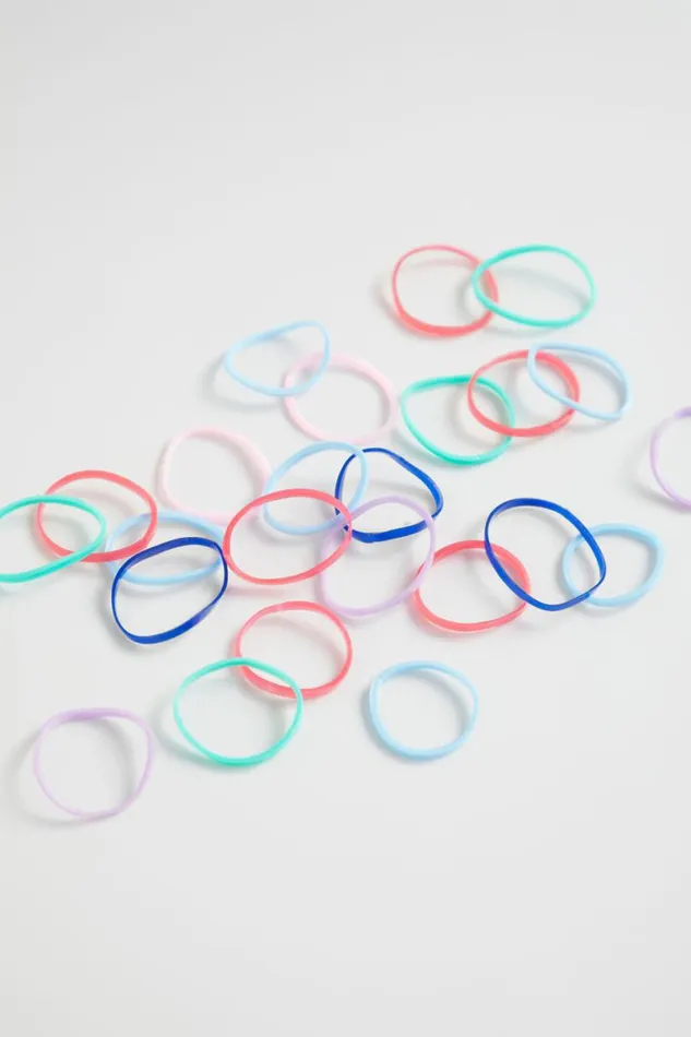 Seed Heritage Hair Accessories Rainbow Emoji Mini Elastics Multi 8211 Girl