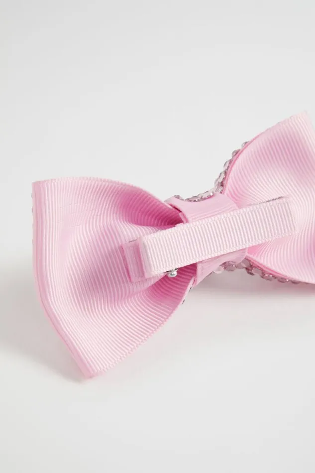 Seed Heritage Hair Accessories Sparkle Bow Duck Clip Candy Pink 8211 Girl