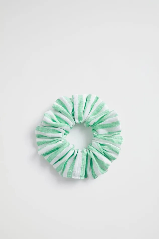 Seed Heritage Hair Accessories Stripe Scrunchie Key Lime Stripe 8211 Woman