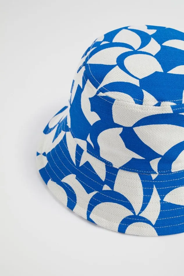 Seed Heritage Hats and Gloves Fabric Bucket Hat Deep Ocean Abstract 8211 Woman