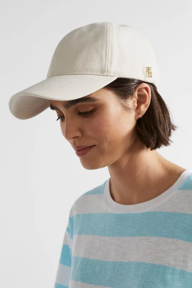 Seed Heritage Hats and Gloves Logo Detail Cap Stone 8211 Woman