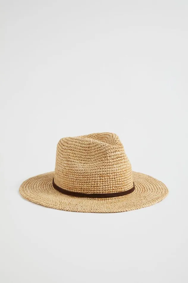 Seed Heritage Hats and Gloves Raffia Fedora Deep Raisin 8211 Woman