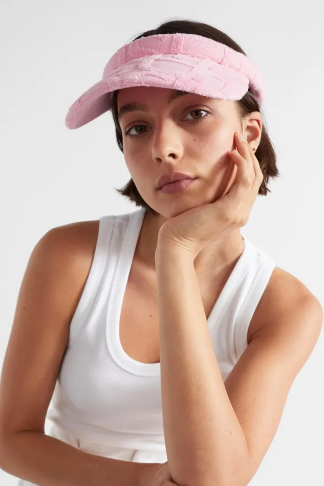 Seed Heritage Hats and Gloves Seed Logo Visor Candy Pink 8211 Woman