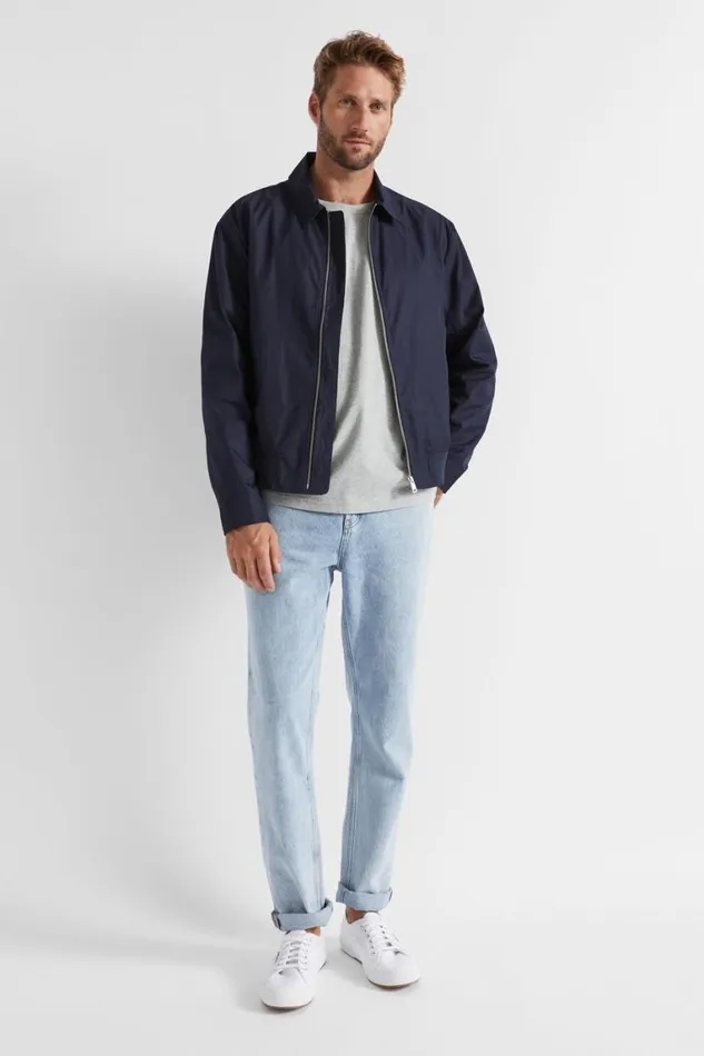 Seed Heritage Jackets and Vests Harrington Jacket Midnight Blue 8211 Man