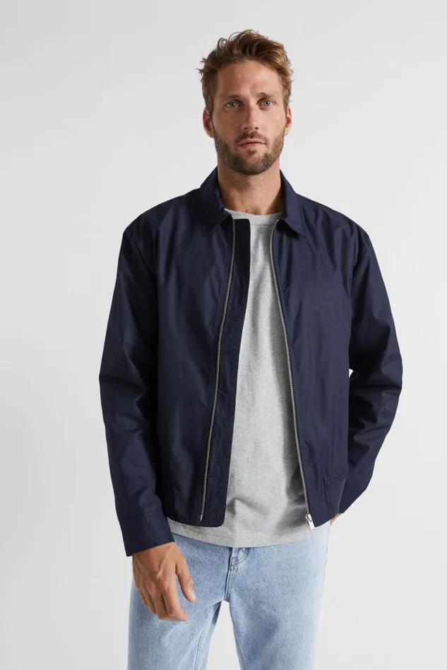 Seed Heritage Jackets and Vests Harrington Jacket Midnight Blue 8211 Man