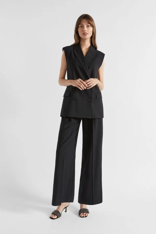 Seed Heritage Jackets and Vests Mid Length Vest Black 8211 Woman