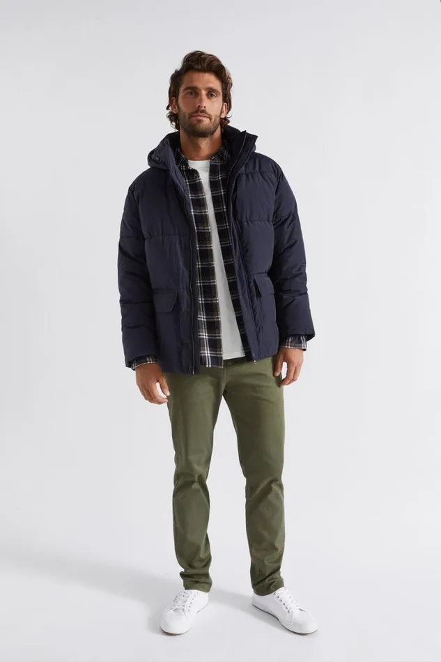 Seed Heritage Jackets and Vests Puffer Jacket Midnight Blue 8211 Man